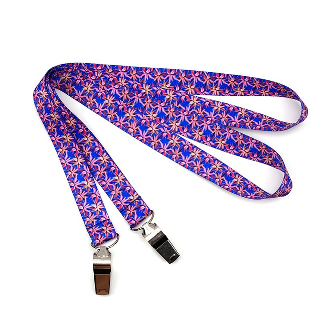 Factory Price Bottle Logo Cy 20*900mm China Woven Printing Lanyards Nylon Lanyard