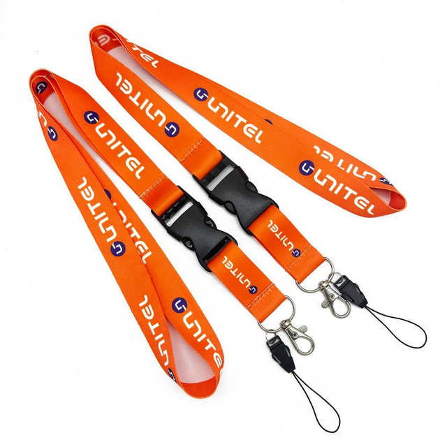 Goog Price Custom Polyester Nylon Sublimation Mobile Phone Lanyard