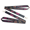 Custom Polyester Nylon Transfer Printing Silk Screen Printed Neck Lanyard