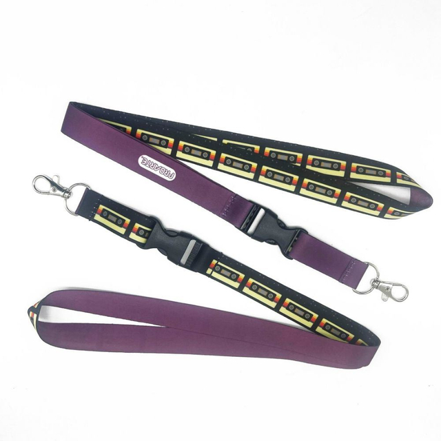 Custom Polyester Nylon Silk Screen Printed Themal Transfer Printing Promotional Gift Lanyard