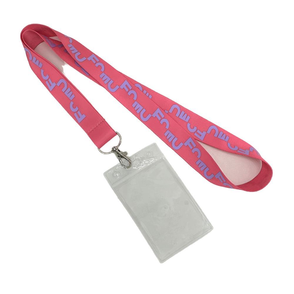 Factory Sale Custom 100% Polyester ID Card Holder Lanyard with Your Logo