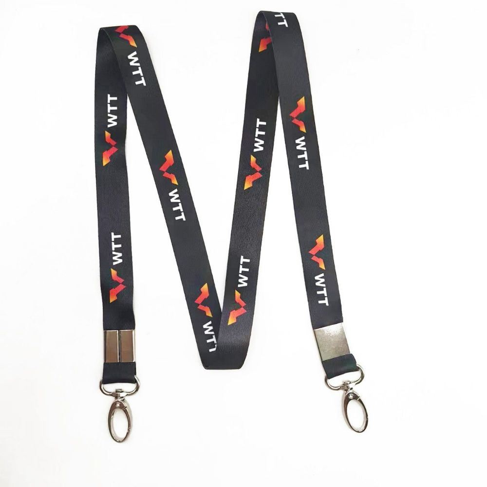 Custom Polyester Nylon Silk Screen Printed Sublimation Promotion Lanyard