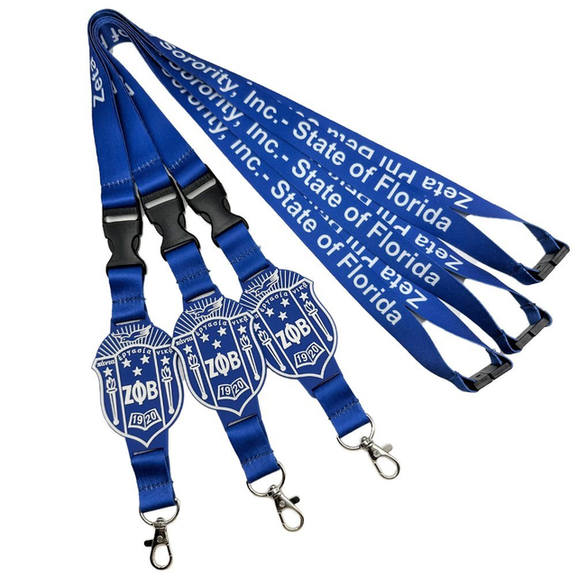 Hot Sales Lanyards with Logo Custom Dye Sublimation Polyester Lanyard with PVC