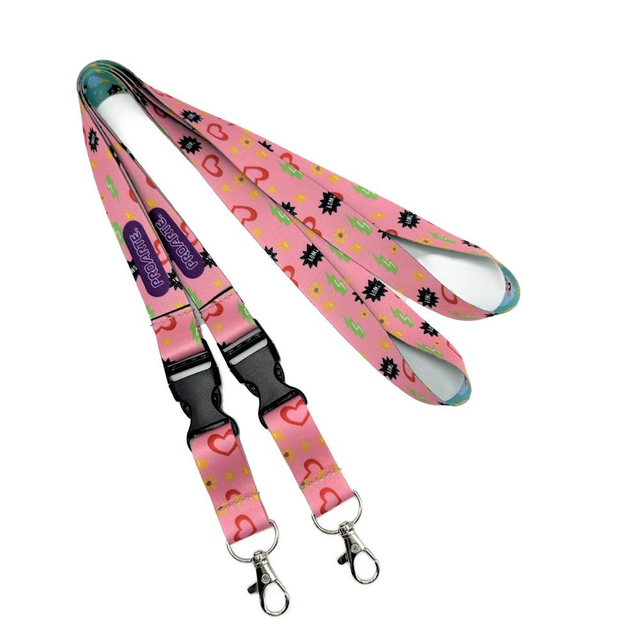 Custom Breakaway Sublimation Keychain Lanyards with Logo Custom Polyester Lanyard